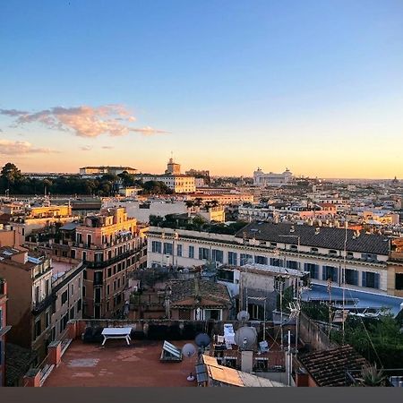 Spanish Steps Rome View Exteriér fotografie
