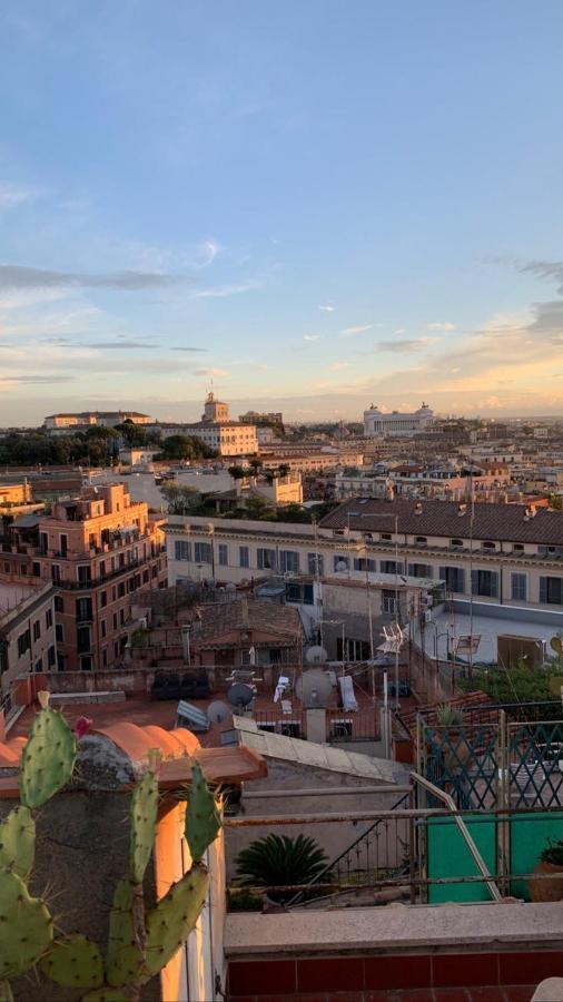 Spanish Steps Rome View Exteriér fotografie