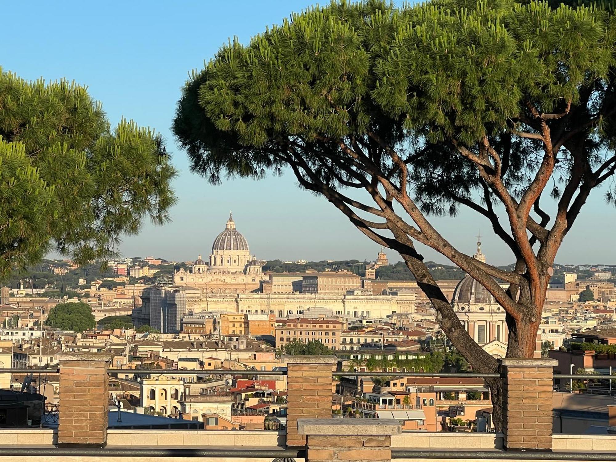 Spanish Steps Rome View Exteriér fotografie