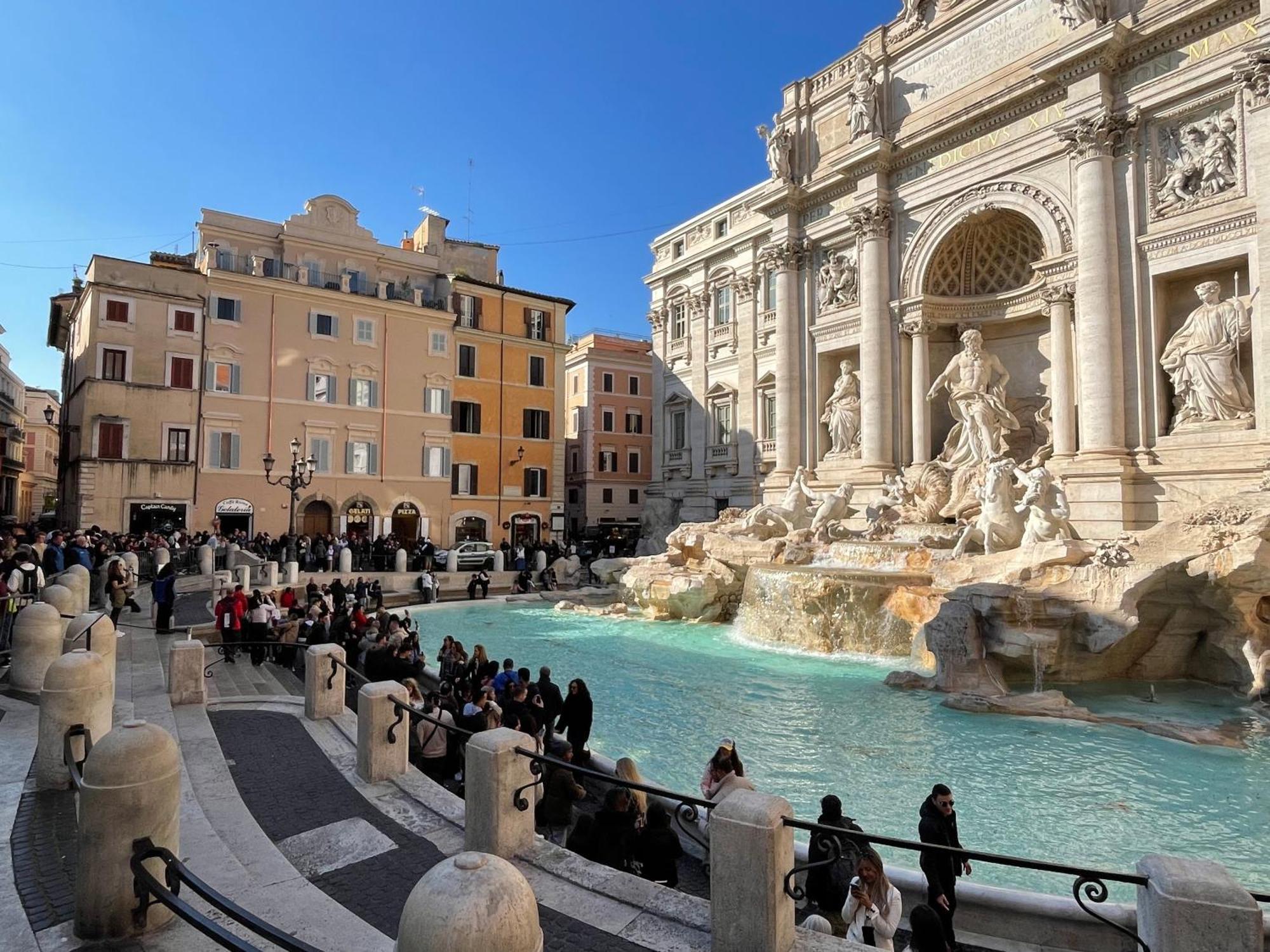 Spanish Steps Rome View Exteriér fotografie